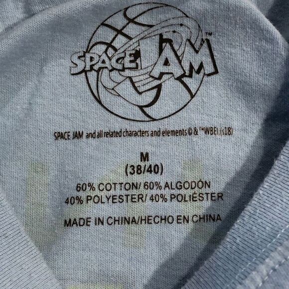Space Jam Tune Squad Bundle T Shirts Sz. M One Long One Short - Picture 3 of 7